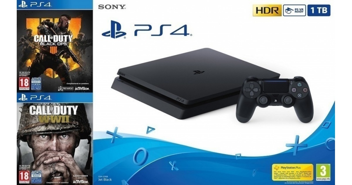 ps4 slim 1tb call of duty black ops 4