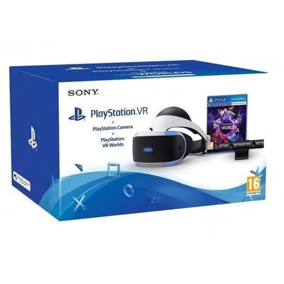 Pack Sony VR Gafas Realidad Virtual (Modelo ZVR2) + PS4 Camera V2 + VR Worlds PS4 Pack Sony VR Gafas Realidad Virtual (Modelo ZVR2) + PS4 Camera V2 + VR Worlds PS4