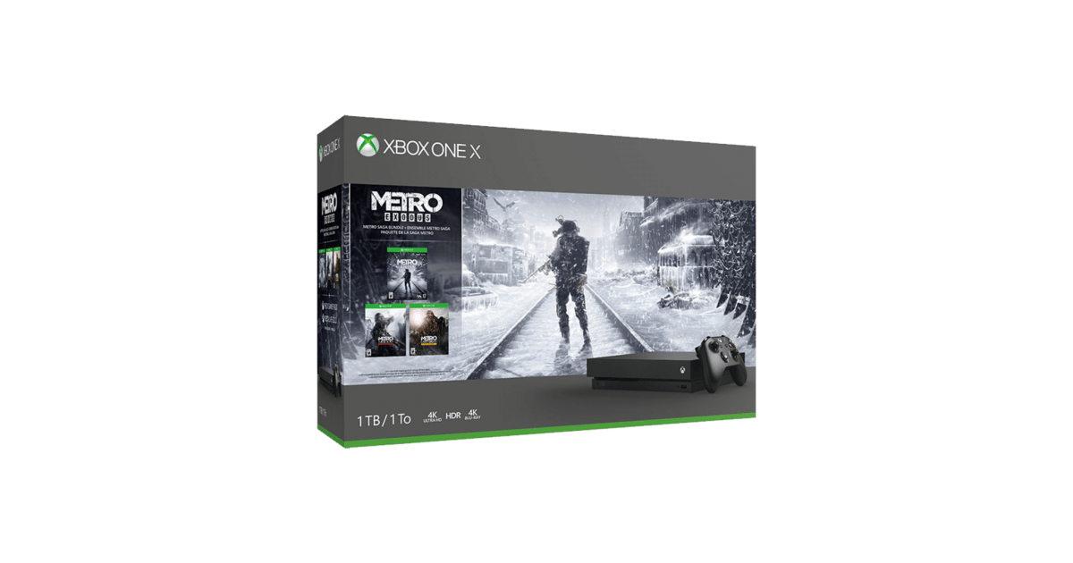 Xbox One Consola X + Metro Trilogy + Xbox Live Gold 1 Mes ...