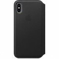 IPhone X Leather Folio Negra