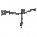 Equip Soporte Doble Brazo Articulado de Mesa para 3 Monitores 13