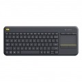 Logitech K400+ Wireless Touch Keyboard Negro