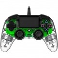 Nacon wired illuminated compact controller green oficial PS4
