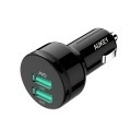 Aukey Cargador Coche 2 Puertos 24W