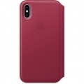Apple Funda Piel Folio Baya para iPhone X