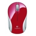 Logitech Wireless Mini Mouse M187 Rojo