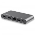 Startech Adaptador Multipuerto USB-C para Dos Monitores 2 HDMI 4K PD 3.0 de 100W
