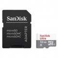 SanDisk Ultra MicroSDHC 32GB Clase 10 UHS-I + Adaptador