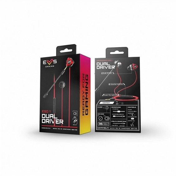 energy sistem esg 1 dual driver auriculares gaming