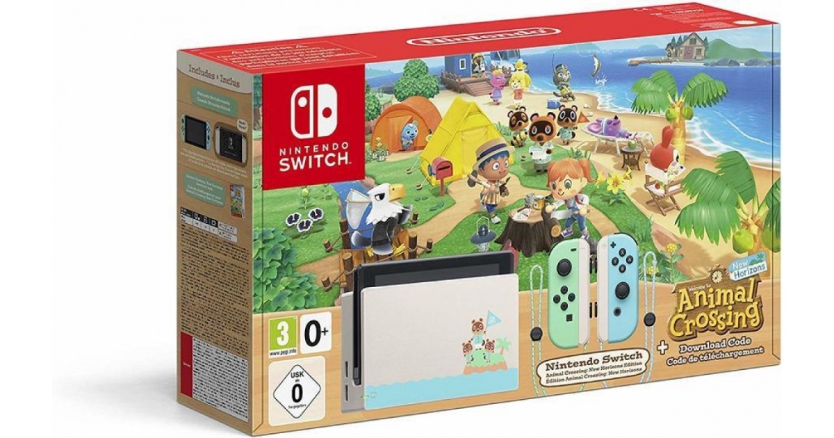 Nintendo Switch TurquesaVerde + Animal Crossing: New ...