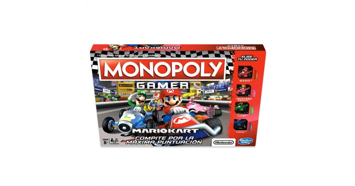 Juego Monopoly Gamer Mario Kart - Compra Online en Costomovil
