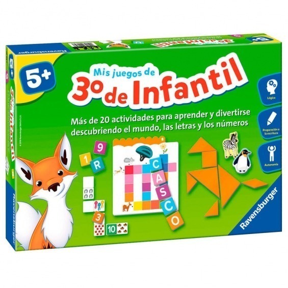 Juego Montessori Mis Juegos de 3 Infantil - Compra Online ...