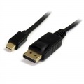 Startech Cable Adaptador Mini DisplayPort 1.2 a DisplayPort Macho/Macho 1m