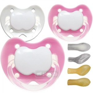 Pack 3 Chupetes Personalizados Trendy Pink +6 Meses
