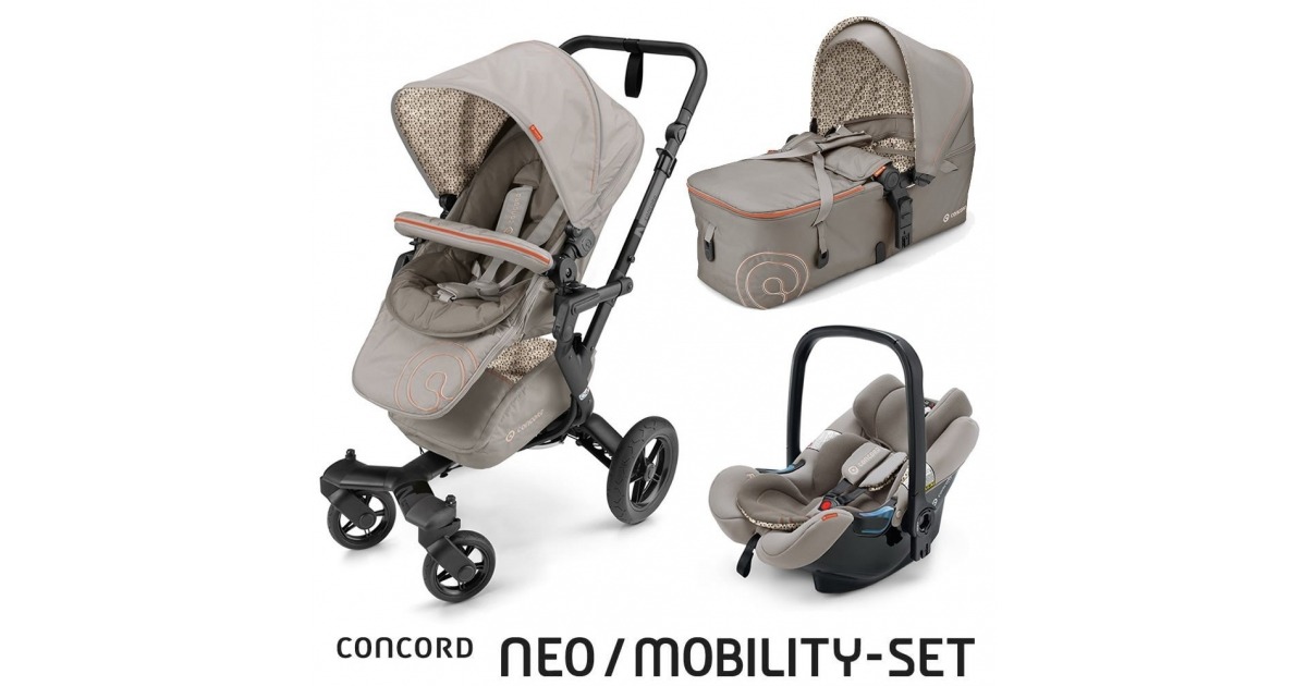 Cochecito Concord Neo 2016 Mobility Set Cool Beige - Disbaby - Tienda…