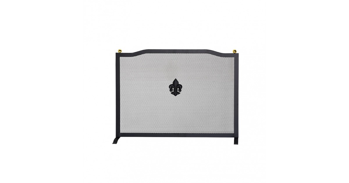 Pantalla Chimenea Negra 40x44 cm. - Estufas y Calderas Mudejar