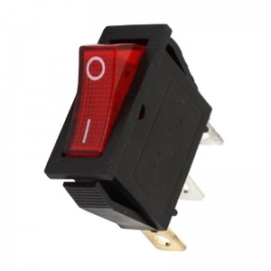 Interruptor con luz roja 15A