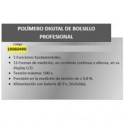 Polimetro Digital Maurer Bolsillo Profesional