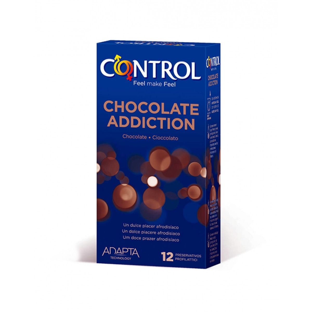CONTROL CHOCOLATE ADDICTION PRESERVATIVOS 12 UNIDADES.