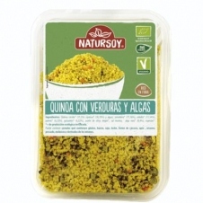 Quinoa con Verduras y Algas 300gr Natursoy