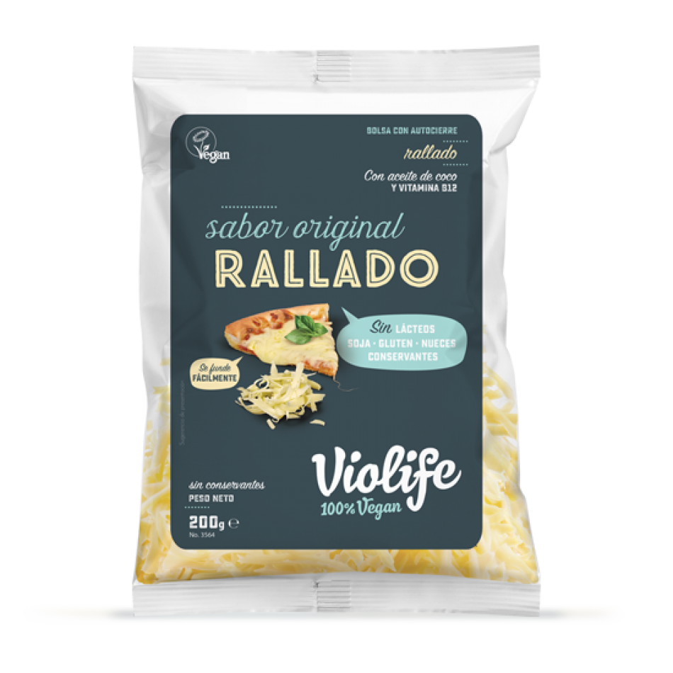 Queso vegano rallado Original Violife