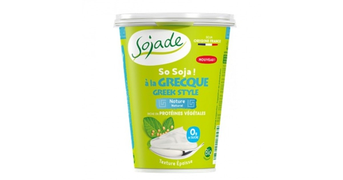 Yogur de Soja Quark Griego Bio 400gr Sojade