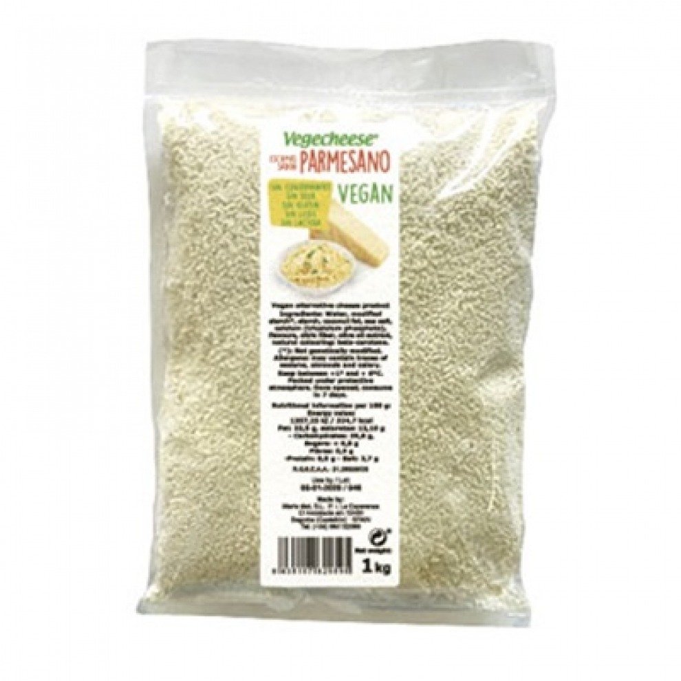 Queso vegano en polvo sabor Parmesano 1kg Vegecheese Queso vegano en polvo sabor Parmesano 1kg Vegecheese