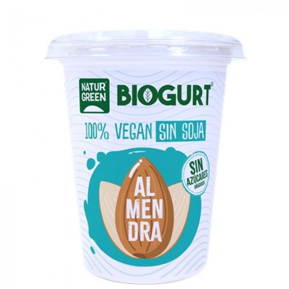Yogur vegano de Almendra Bio 400gr Naturgreen Biogurt