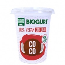 Yogur vegano de Coco Bio 400gr Naturgreen Biogurt