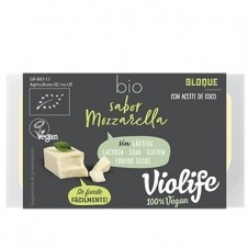 Queso vegano sabor Mozarella Bloque Bio 200gr Violife