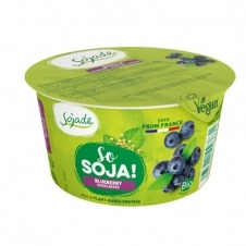 Yogur vegano de soja con arándanos Bio 150gr Sojade