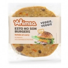 Hamburguesa Vegana Seitán al Curry Bio 160gr Ahimsa