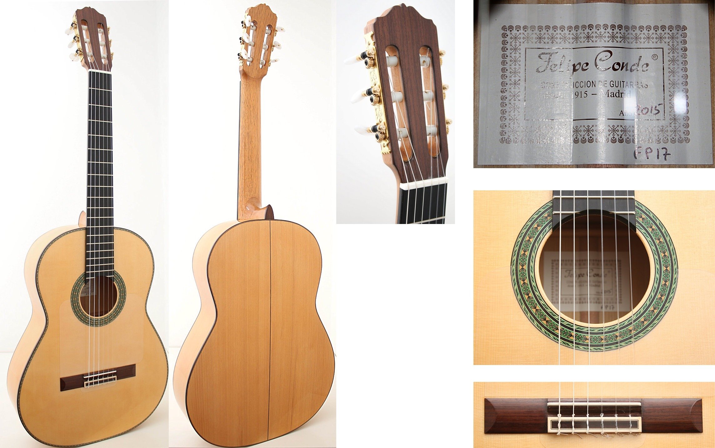 El Flamenco Vive | Felipe Conde handcrafted flamenco FP17 professional  guitar for studio | Madrid, Spain