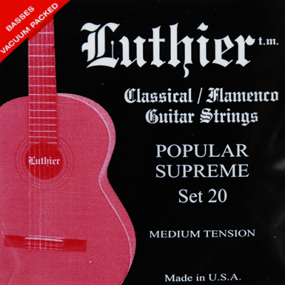 LUTHIER 20 Set di corde per chitarra classica flamenca tensione media