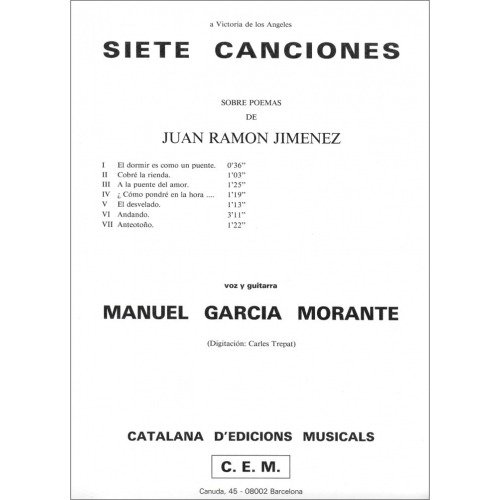 SIETE CANCIONES