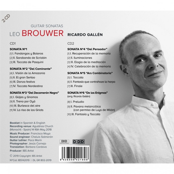 Brouwer Guitar Sonatas - Ricardo Gallén
