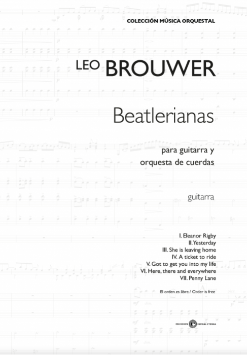 BEATLERIANAS, Leo Brouwer