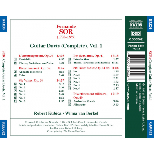Sor - Complete Guitar Duets Vol.1