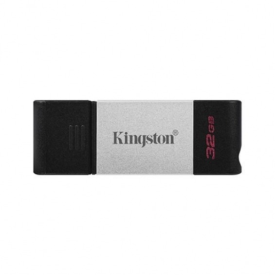 PENDRIVE 32GB USB-C 3.2 KINGSTON DT80 PLATA