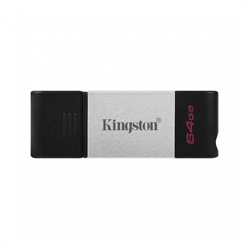 PENDRIVE 64GB USB-C 3.2 KINGSTON DT80 PLATA