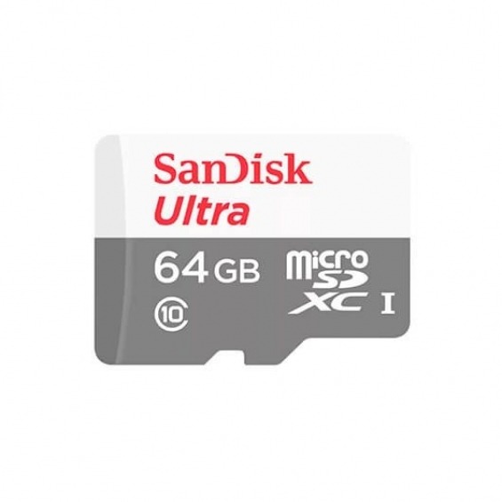 MEM MICRO SDXC 64GB SANDISK ULTRA UHS-I CL10/ADAPTADOR/R: 1