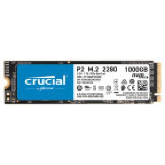 Crucial CT1000P2SSD8 P2 SSD 1000GB M.2 NVMe PCIe
