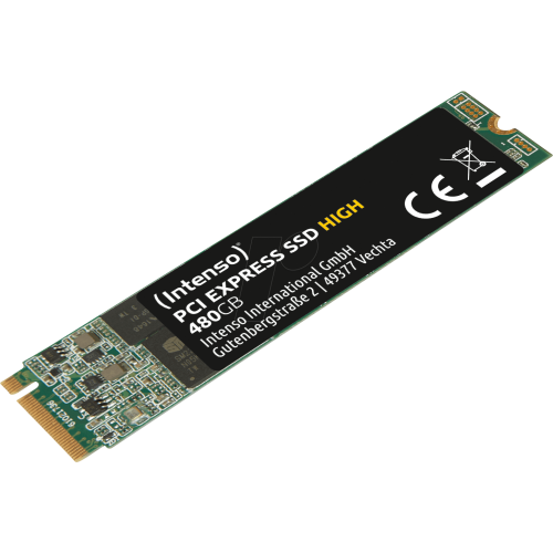 Intenso 3834450 High SSD 480GB M.2 PCIe NVMe