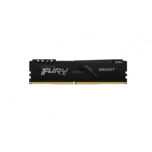 MEMORIA KINGSTON FURY BEAST BLACK DDR4 16GB 2666MHZ CL16 - KF426C16BB/16