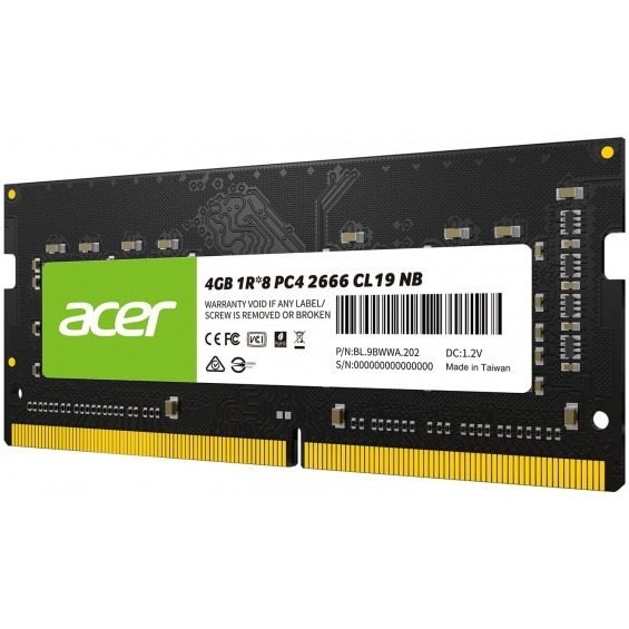 ACER Memoria DDR4 U-DIMM 8GB 2666 CL19