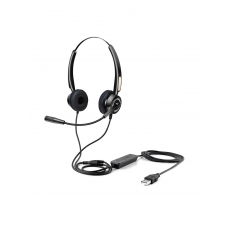 Urban Factory Movee USB - Auriculares con Micrófono USB Negros