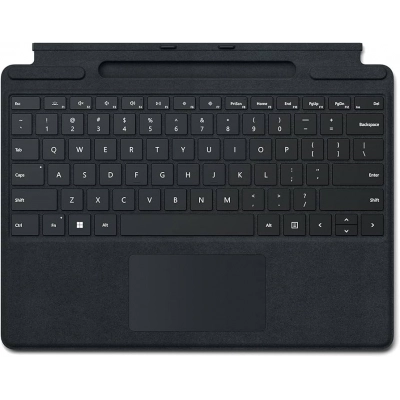 Microsoft Signature Funda con Teclado Negra para Surface Pro con Microsoft Surface Slim Pen 2