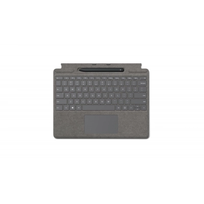 Microsoft Signature Funda con Teclado Platino para Surface Pro con Microsoft Surface Slim Pen 2