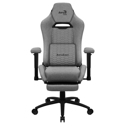 Aerocool Royal AeroWeave Silla Gaming con Reposapiés Gris