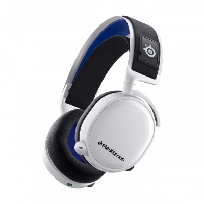 Casque gaming sans fil SteelSeries Arctis 7P+ Blanc pour PS5 ( Accessoire gaming ) -